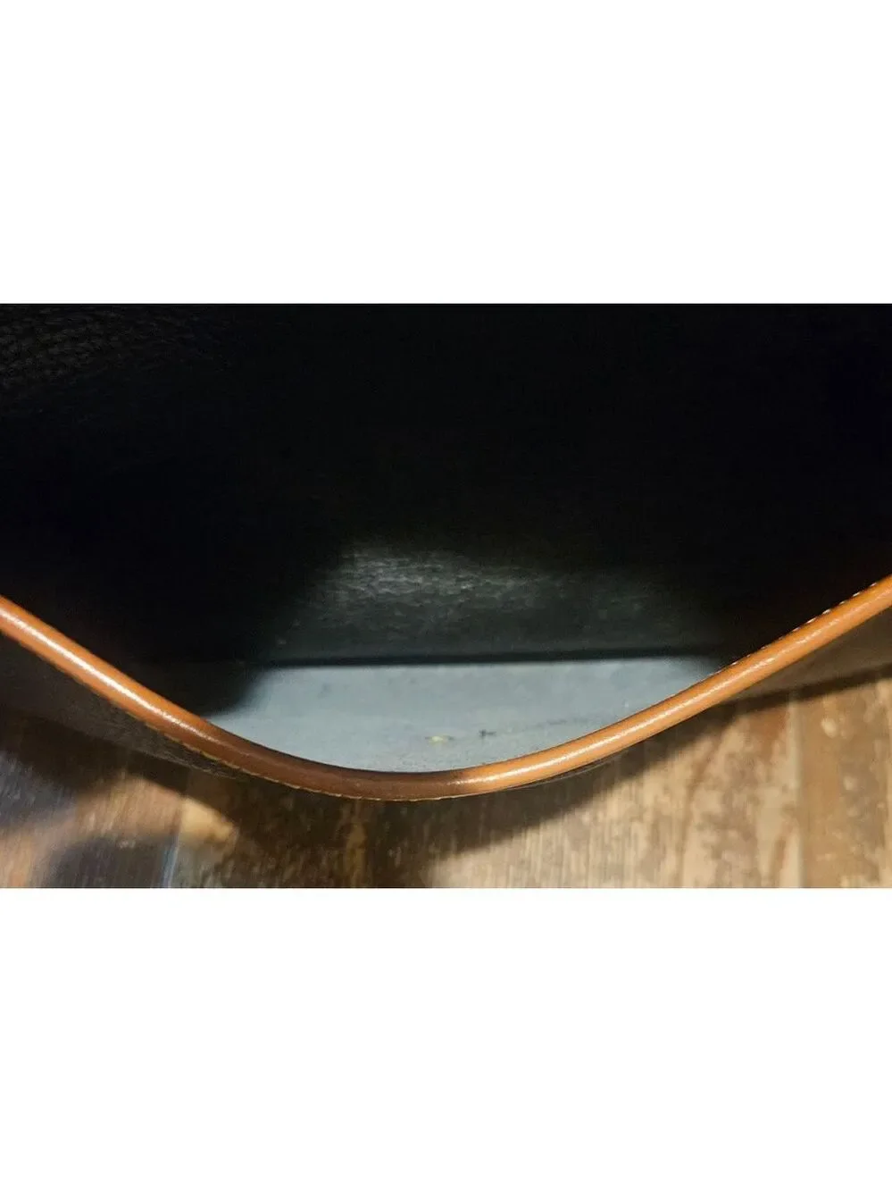 Women's Dooney & Bourke Vintage Pebbled Leather Buckle Satchel Black Brown